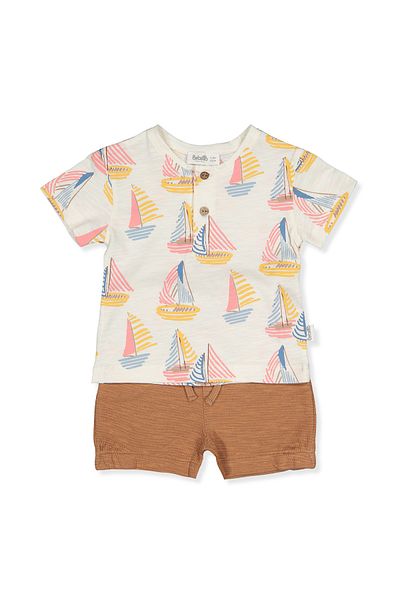 Bebetto Selanik 2-Piece Shorts K4671 (Sea and Sun)