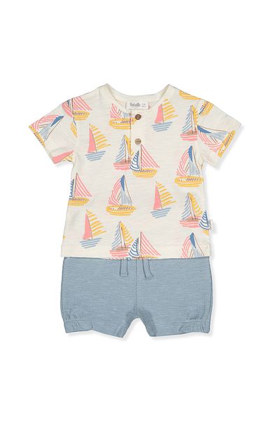 Bebetto Selanik 2-Piece Shorts K4671 (Sea and Sun)