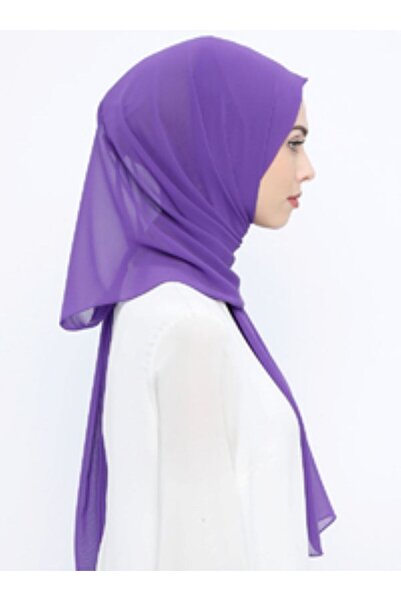 Differenza Krep Şifon Şal - Açık Mor