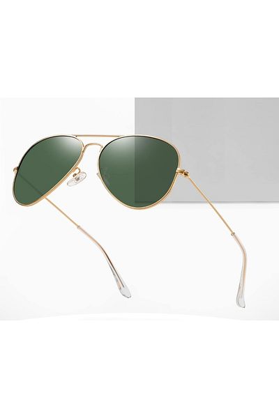 Byc polo Cbp1069 Polarized Glass Green Glass Unisex Sun Glasses...
