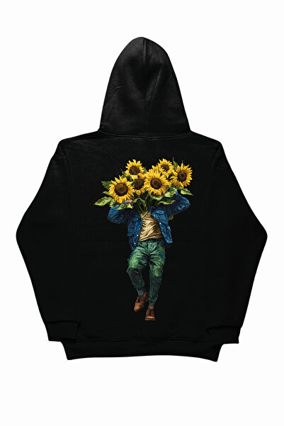 By Caspita Fashion Lenithra Van Gogh Back Štampano Unisex Oversize kroj crna ...