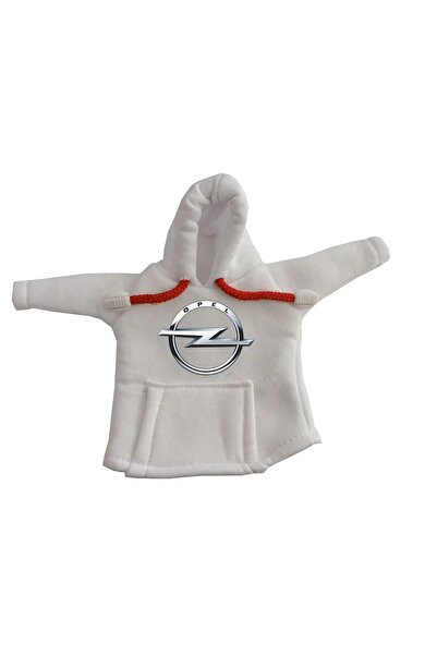 Genel Markalar Beyaz Opel Vites Hoodie - Araç Vites Kıyafeti - Vites Poları -...