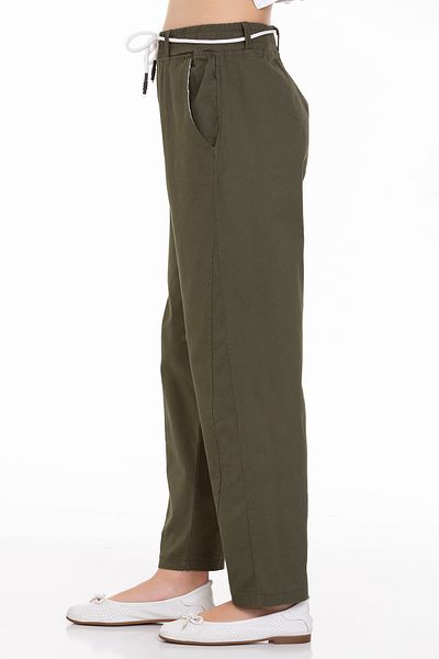 ANGELOS GIRLS Girl's Gabardine Trousers with Elastic Waist and Cord Px452