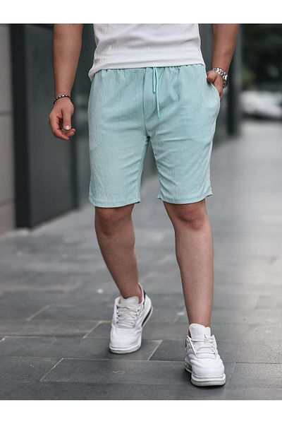 Valiberta Corded Basic Shorts - Water Green