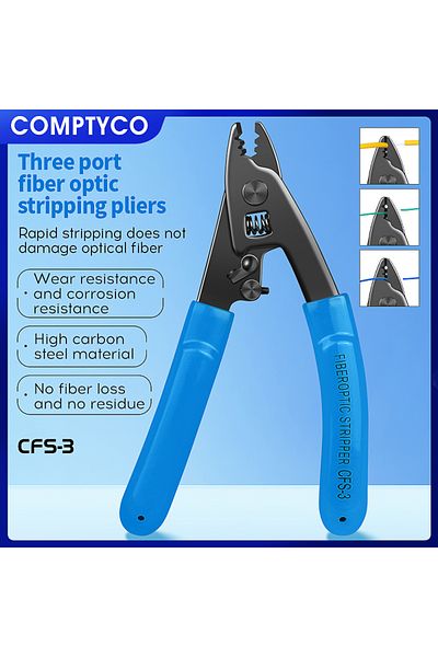Choice Cfs-3 Comptyco Vcfs-30 Stainless Steel Three-port Fiber Stripping Pliers Ftth Tool Fiber Optic Wire