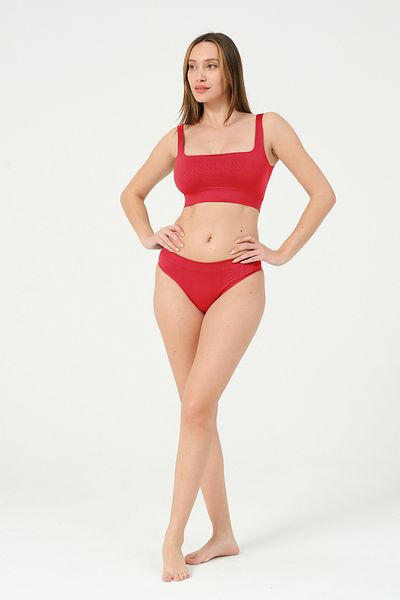 FOREVER MORE Zigzag Patterned Seamless Slip Panties