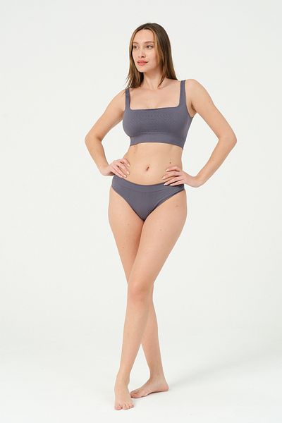 FOREVER MORE Zigzag Patterned Seamless Slip Panties