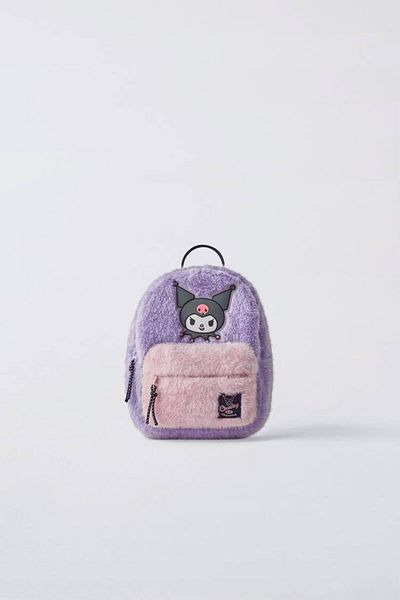 KIYAFET Kuromi Patterned Plush Backpack