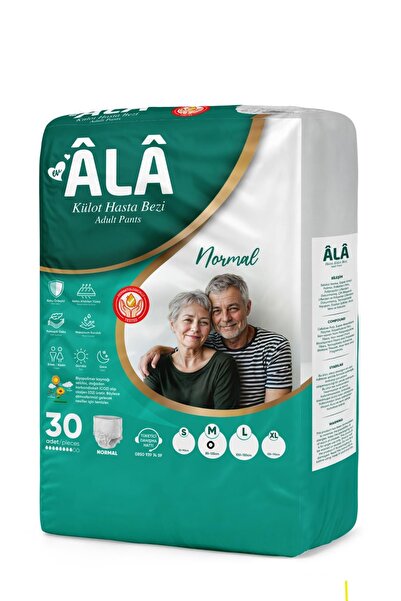 EVALA -ÂLÂ AYAKTA HASTA KÜLOT BEZ MEDİUM 30'LU (85-125 cm)(NORMAL)