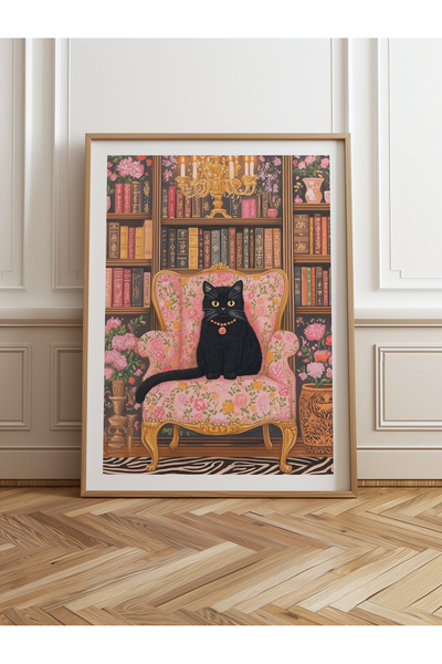 HOMEPACK Tekli Ahşap Çerçeveli Tablo Tek Parça Poster Tablo TK/806