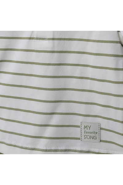 Bebetto Linen Muslin Shorts 2-Piece Set (Favorite Song) K4729
