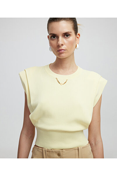 İpekyol Zincir aksesuarlı triko