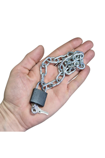 ALETÇANTAM Λουκέτο με αλυσίδα Kyk Κλειδαριά ντουλάπας κοιτώνα Αλυσίδα γυμναστικής Κλειδαριά ντουλάπας στρατιωτικής