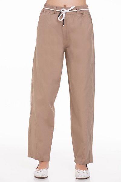ANGELOS GIRLS Girl's Gabardine Trousers with Elastic Waist and Cord Px452.2