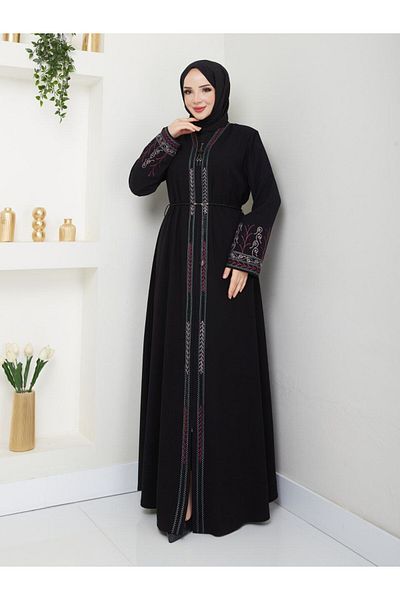SG SARİALGİYİM Νέα σεζόν Premium Ποιότητα - Sarıal Clothing Abaya Ferace με πέτρινη λεπτομέρεια και Gösteriş