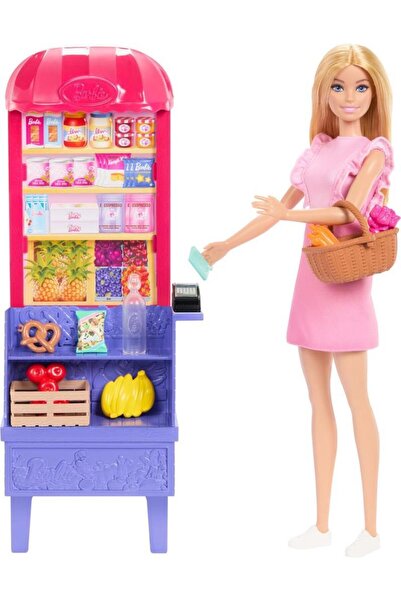 Barbie ve Teresa'nın Dostluk Tarifi Malibu Markette Bebek ve Oyun Seti JCT05