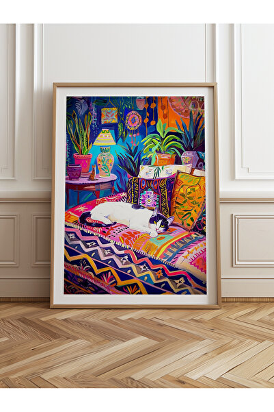 HOMEPACK Jedna drvena ukrštena slika, jednodijelni poster, slika TK/804