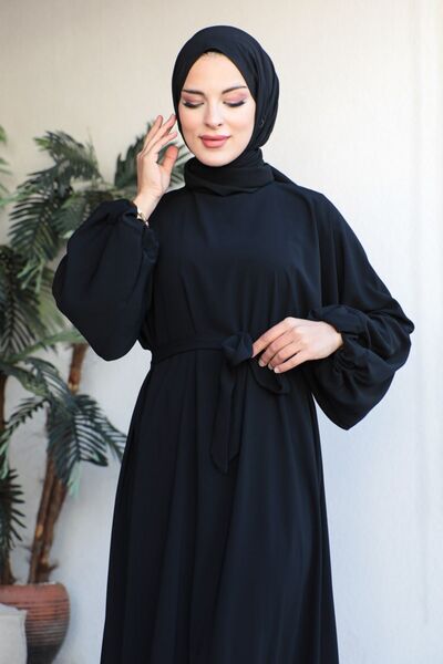 KADEEM Robă supradimensionată cu mâneci elastice-mătase Medina