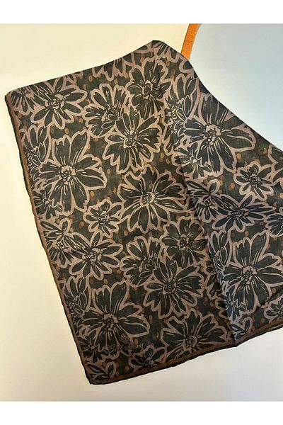 Silk Home Μαλακό βαμβακερό κασκόλ Şebboy Pattern