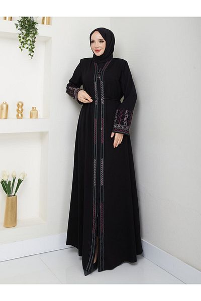 SG SARİALGİYİM Νέα σεζόν Premium Ποιότητα - Sarıal Clothing Abaya Ferace με πέτρινη λεπτομέρεια και Gösteriş