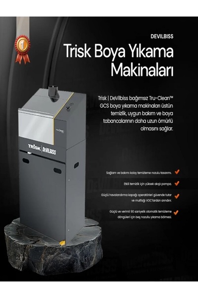 Devilbiss Trisk Boya Yıkama Makinaları