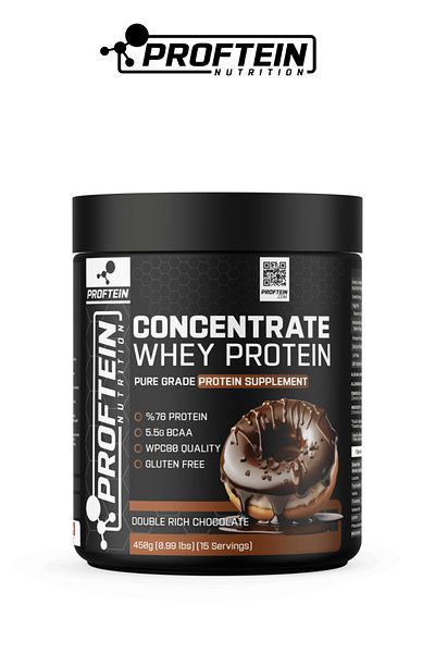 Proftein Whey Concentrate 450g 15 Serve Chocolate Flavored