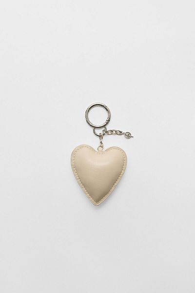 Stradivarius Puffy heart keyring