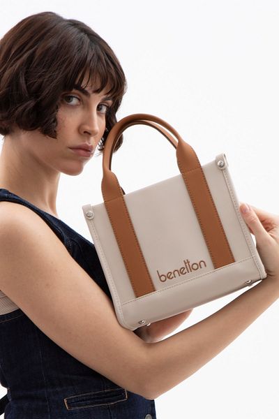 United Colors of Benetton Beige-Camel Benetton Women's Shoulder Bag Bnt1620