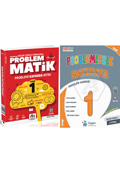 Üçgen Yayıncılık ÜÇGEN YAYINCILIK 1.SINIF PROBLEMLERLE MATEMATİK & MODEL EĞİT...