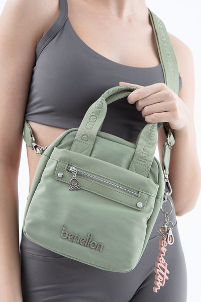 United Colors of Benetton BENETTON WOMEN HANDBAG AQUA GREEN BNT1486