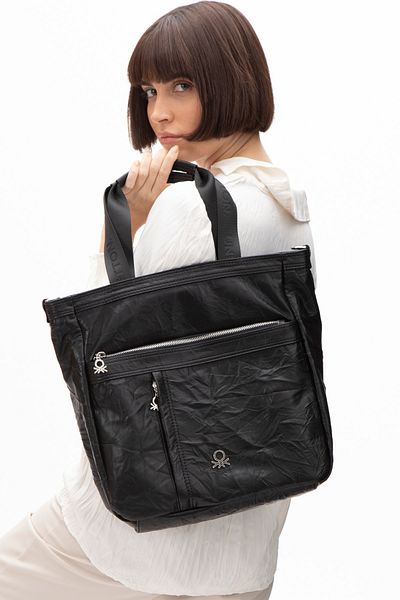 United Colors of Benetton Benetton Women's Black Shoulder Bag - Bnt1473