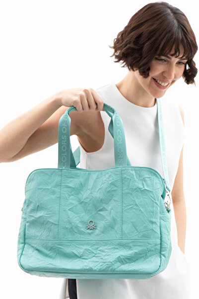 United Colors of Benetton Geantă de umăr Benetton Green pentru femei - BNT1474