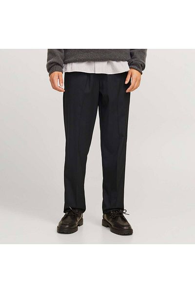 Jack & Jones Pantaloni negri pentru bărbați Stkane Edwin (12268303-B)