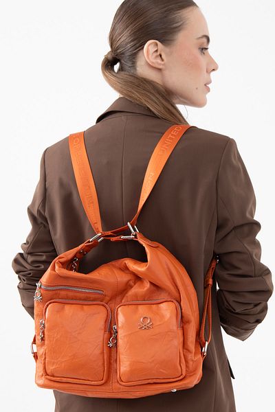 United Colors of Benetton Benetton Women's Shoulder Bag - Orange, Bnt1471