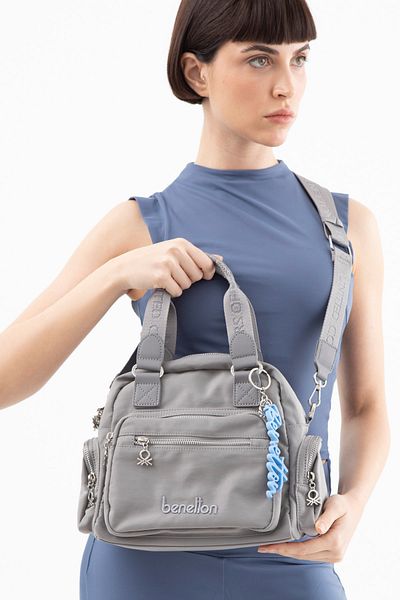 United Colors of Benetton Benetton Women's Handbags Gray Bnt1481
