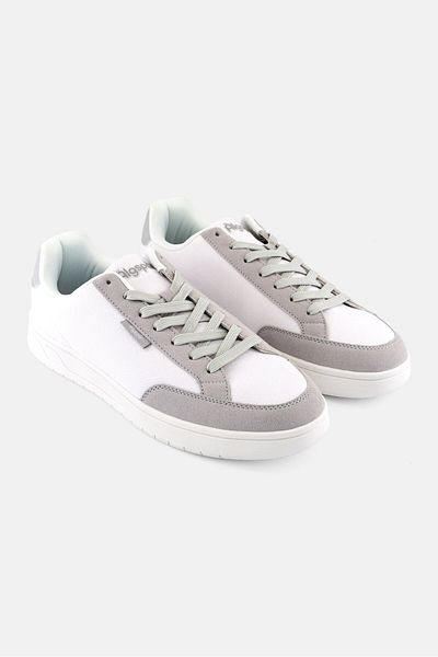 Algspar Men Lace Up Casual Shoes, White
