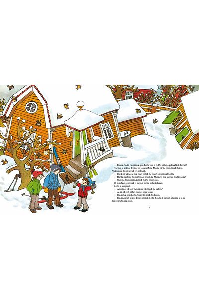 Editura Cartea Copiilor Lotta and the Christmas Adventures by Astrid Lindgren illustrations by Ilon Wikland