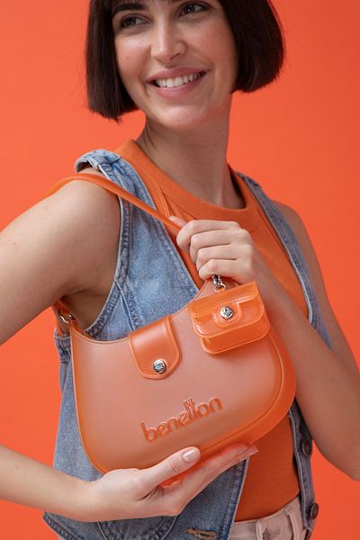 United Colors of Benetton Orange Beneton Women's Shoulder Bag - Bnt1454