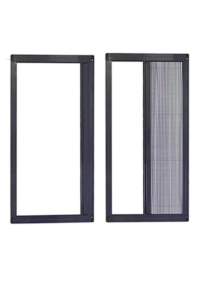 Kamataş Akordeon Pileli Pilise Pencere Sineklik, Antrasit, 70*130 Cm., Isteni...