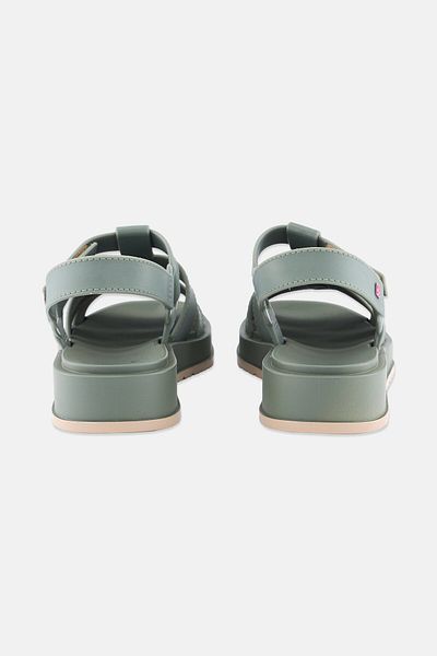 ZAXY Women Conectada Velcro Closure Sandal, Panel Dark Olive