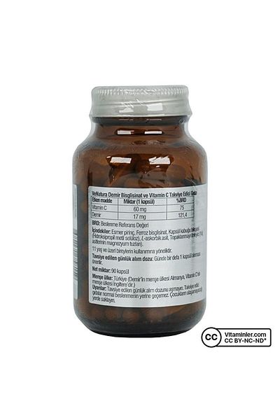 VeNatura Iron Bsg and Vitamin C 90 Capsules
