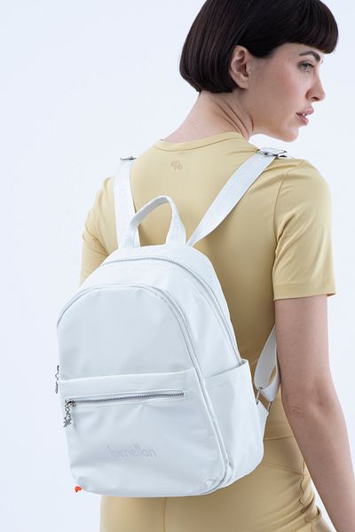 United Colors of Benetton BENETTON ΓΥΝΑΙΚΕΙΟ ΣΑΚΙΔΙΟ ΠΙΣΩ ΛΕΥΚΟ BNT1576