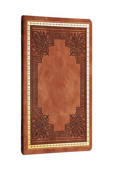 BOOK AND MORE Brown Matte Old Book Notebook