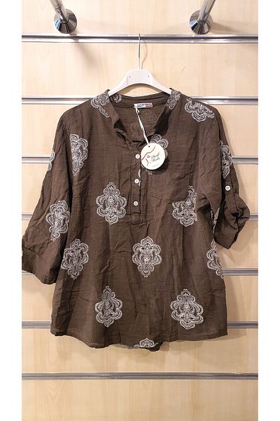 Park Moda ИТАЛИАНСКА РИЗА С ЕТНИЧЕСКИ ПЛОЧКИ