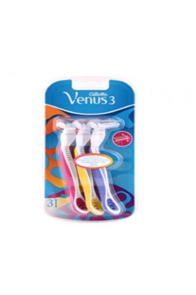 Gillette Gillette Venus Women's Razors 3 Blades 3 Colors