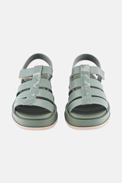 ZAXY Women Conectada Velcro Closure Sandal, Panel Dark Olive