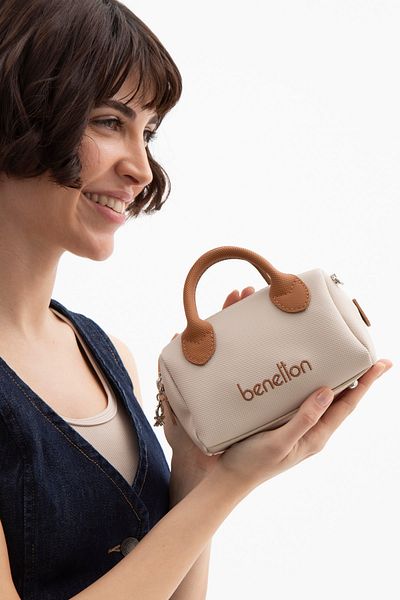 United Colors of Benetton Benetton Women's Crossbody Bag Beige-Camel Bnt1593