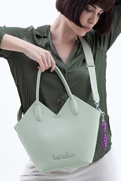 United Colors of Benetton GEANTA DE MÂNĂ BENETTON FEMEI VERDE BNT1518