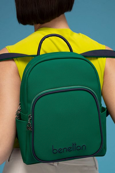United Colors of Benetton Benetton Women's Backpack - Emerald and Lacquer Bnt1605