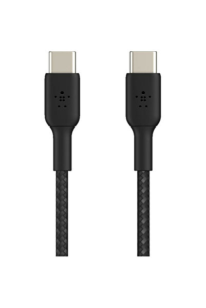 Belkin كابل Belki Boost Charge Braided USB-C إلى USB-C بطول 0.15 متر/60 وات ب...